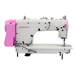 JUKKY JK9806 High-Speed Automatic Lockstitch Industrial Sewing Machine Direct Drive Computerized Trimming Leather Pink Color - Product Image 4