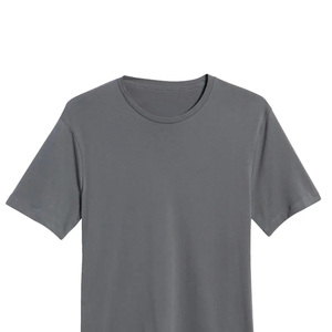 Camisetas de Manga Corta para Hombre, 100% Algodón, Precio al por Mayor, Cuello Redondo, Estilo Casual, Lisas, con Diseño de Logotipo Sólido para Adultos - Product Image 6