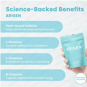 Complément alimentaire pour le cerveau OEM, gommes énergisantes pour les nerfs et l'attention, contient 80 mg de caféine naturelle, de <span class=keywords><strong>vitamine</strong></span> <span class=keywords><strong>B</strong></span> et de L-théanine. - Product Image 4