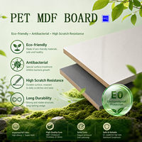 Panneau de particules PET écologique ENF 9mm 18mm 25mm, résistant aux salissures et aux rayures, avec film PVC/PET pour table et armoire