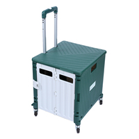 Chariots de courses pliables en métal PP de haute qualité pour l'extérieur, à un seul niveau, à bas prix, BEBONE BTS1010