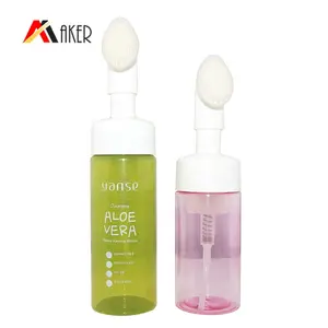 Hete Verkoop Fabriekslevering Groothandel Semi-Transparante Pet Plastic 120Ml Cosmetische Schuimpompfles