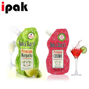 Pochettes transparentes thermoscellables de 100 ml à 2 L avec bec verseur, recyclables pour liquides, jus, sauces <span class=keywords><strong>tomates</strong></span>, vins, chaussettes et chaussures - Product Image 6