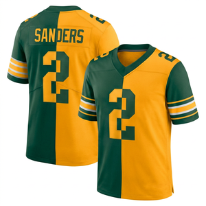 Nouvelle arrivée, maillot de football américain léger et personnalisé, nouveau style, couleur unie, maillot de football américain - Product Image 1