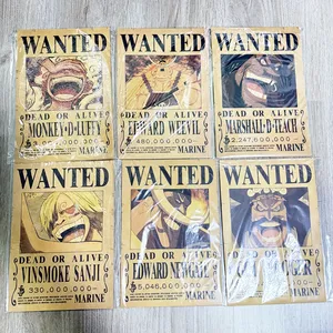 Pósteres de Papel Vintage de Anime de <span class=keywords><strong>Luffy</strong></span>, Juego de 9-13 Piezas, Decoración de Pared para Cafetería, Bar, Habitación, Póster de los Piratas del Sombrero de Paja de <span class=keywords><strong>Zoro</strong></span> - Product Image 1