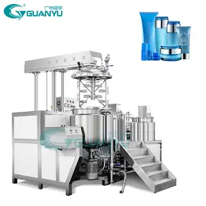 Guanyu 50l 100l 진공 유화 균질화 기계 크림 치즈 균질화 로션 만드는 기계