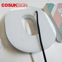 Panneau LED extérieur grand format 3D pour enseignes de magasin, étanche IP65, taille personnalisable pour affichages électroniques et entreprises