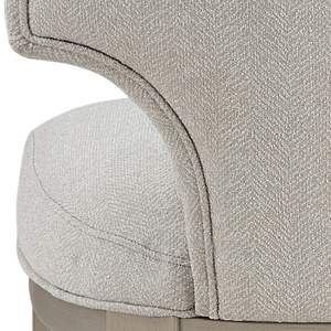 DB-Silla lateral marfil y champán con asiento acolchado, Juego de 2 para comedor - Product Image 5