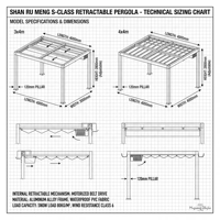 Toldos Deslizantes de Aluminio con Recubrimiento en Polvo de Alta Resistencia a Precio de Fábrica, Toldo Plegable Duradero, Ecológico y Retráctil Cuadrado