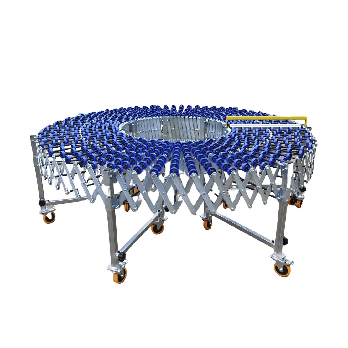 Hot Sales Conveyor Belt With Metal Wheels Wheel Conveyor Telescopic Roller Conveyor