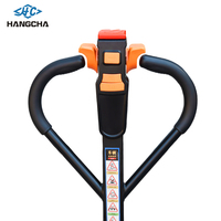 Transpalette électrique HANGCHA pour la série HANYUE, capacité 1,5 tonne, batterie lithium, moteur DC, longueur de la fourche 1150 mm, utilisation en entrepôt