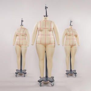 Vestido de fibra de vidrio femenino de tamaño profesional de EE. UU., maniquí, líneas de cuadrícula de cuerpo completo, sastrería, patrón de costura, diseño de moda - Product Image 4