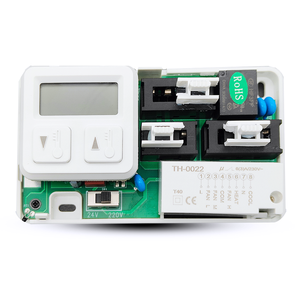 AC0022 비프로그래밍식 <span class=keywords><strong>3</strong></span>단 속도 조절 산업용 디자인 팬 온도 조절기 (HVAC 시스템, 병원, 체육관용 실내 온도 제어 기능 포함) - Product Image 3