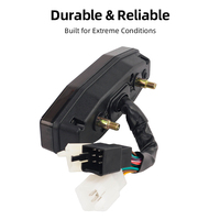 Modifikasi Motor Universal LED Digital Instrument Cluster Voltmeter Pengukur Bahan Bakar dengan Kabel Sensor Grosir