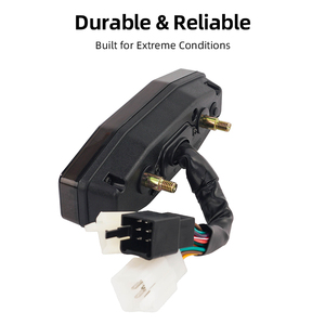 Compteur numérique LED universel pour moto avec voltmètre et jauge de carburant avec fil de capteur – Vente en gros - Product Image 3