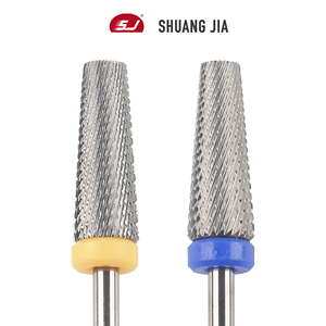 SHUANGJIA professionale 6mm punta per unghie in carburo tempestato di diamanti per Manicure elettrico Gel e acciaio accessorio per smalto - Product Image 4