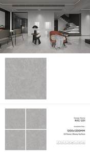 Carreaux de sol muraux élégants en porcelaine brillante 1200x1200 | Premium 120x120 Collection de qualité d'exportation élégante et durable grand format - Product Image 3