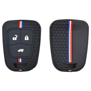 <span class=keywords><strong>Porte</strong></span>-clés en silicone pour Chevrolet Camaro Cruze Sonic Impala Malibu AVEO Equinox pour Vauxhall <span class=keywords><strong>Opel</strong></span> Astra J H, étui pour clés - Product Image 3