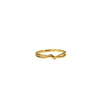 Bague à nœud torsadé pour femme, minimaliste, en acier inoxydable, bague à ligne nouée unique, polyvalente, élégante, bague pour doigt