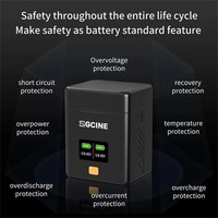 Chargeur rapide de batterie d'appareil photo pour batteries EN-EL15 / EL25 / NP-FW50 / FZ100 / NP-W126 / W235 / DMW-BLK22 / LP-E6