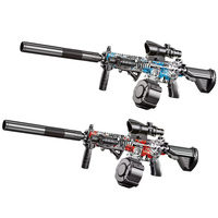 Pistolet jouet électrique M416 personnalisé en usine, batterie 7,4 V, tir de balles molles, pistolet jouet M4 Splatter Balster avec tambour