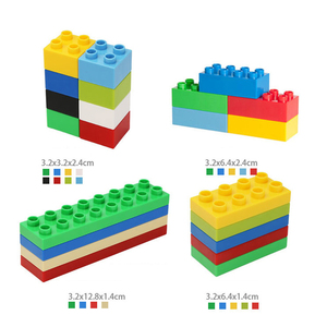 Stemedu 108 टुकड़ा क्लासिक बच्चा बड़ा भवन ईंटें बड़े खिलौना ब्लॉक सबसे प्रमुख ब्रांडों के साथ संगत स्टेम खिलौना बड़ी इमारत - Product Image 3