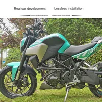 Support de bagages pour moto KOVE 321R, barre anti-chute avant et arrière, panneau de protection anti-chute en acier carbone, accessoires modifiés