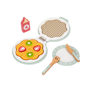 Macchina per Waffle in legno finta gioco per <span class=keywords><strong>bambini</strong></span> utensili da <span class=keywords><strong>cucina</strong></span> <span class=keywords><strong>accessori</strong></span> da <span class=keywords><strong>cucina</strong></span> per un divertente gioco di <span class=keywords><strong>cucina</strong></span> - Product Image 4