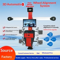 Machine d'alignement 3D intelligente pour roues, équipement d'alignement de pneus automobile, plateformes tournantes, pont élévateur 4 colonnes directement de l'usine