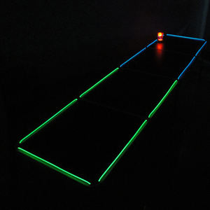 OEM/ODM Beerpong 8ft Interactivo Barato Mini Pequeño Cliente logo Tamaño Material Color Portátil Plegable Led Beer Pong Mesa de juego - Product Image 5