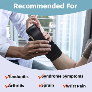 Attelle de soutien respirante pour poignet, attelle pour l'arthrite, attelle pour le syndrome du canal carpien, protège-poignet avec support métallique - Product Image 2