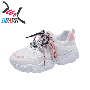 2021 New Thick-soled Breathable Height Increasing Student Casual Sports Walking Court Sneakers Women's Shoes - Product Image 1