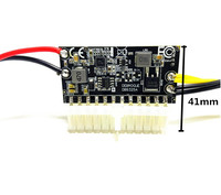 Alta potencia 300W 12V 6Pin macho entrada DC-ATX pico PSU Pico ATX interruptor PSU 24Pin MINI ITX DC ATX PC fuente de alimentación