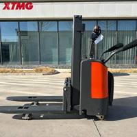 Chariot élévateur à fourche électrique compact XTMG, haute hauteur de levage, batterie au lithium, chariot électrique autoporté, stockage efficace