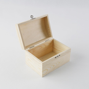 Caja de Madera Rectangular de Pino Hecha a Mano para Joyería, Relojes, Gafas, Almacenamiento, Embalaje de Regalo, Tamaño Personalizable - Product Image 2