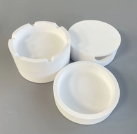 Creuset céramique en corindon et mullite Worldlink 1800c pour la frittage de la zircone dentaire
