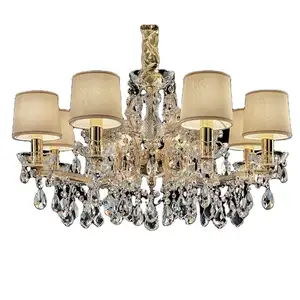 Modern custom small gold maria theresa chandelier ceiling for chandelier wedding crystal chandelier for home decoration