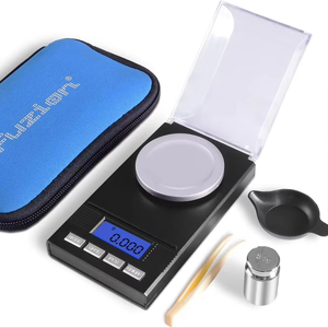 Цифровые карманные весы с ЖК-дисплеем 0,001 г точность 100 г/50 г/20 г/10 г емкость на заказ, OEM ODM поддерживается для ювелирных изделий, лекарственных трав, лабораторное использование - Product Image 1