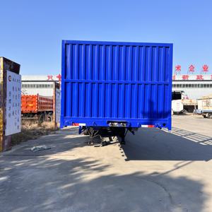 Semirremolque <span class=keywords><strong>de</strong></span> Carga Pesada <span class=keywords><strong>de</strong></span> 3 y 4 Ejes, 60 Toneladas, con Barandas Laterales y Reja Abatible, Fabricado en China - Product Image 6