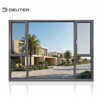 Ventanas Oscilobatientes de Aluminio de 2.0 mm con Aislamiento Térmico, Rotura de Puente Térmico Technoform, Sellado EPDM, Triple Acristalamiento Low-E para Villas
