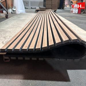 Panneau acoustique en bois à lattes de 2800 mm * 600 mm, Painel De Ripas De Madeira, pour la décoration murale de la maison - Product Image 1