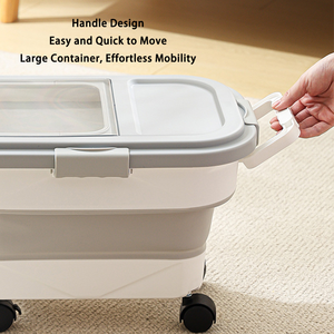 Wholesale Portable Pet <strong>Food</strong> <strong>Container</strong> for <strong>Dogs</strong> &amp; Cats Durable PP Material Eco-Friendly &amp; Non-Slip Indoor Use - Product Image 5