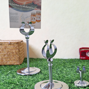 Moderno Porta-Numero da Tavolo in Acciaio Inox Spesso 4 Pollici e Supporto per Cartellini per Hotel, Banchetti, Matrimoni e Eventi Aziendali - Product Image 2