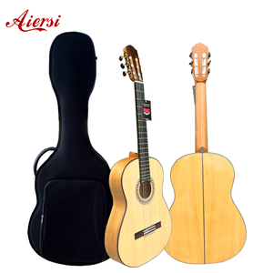 Guitare classique Aiersi tout bois massif <span class=keywords><strong>flamenco</strong></span> 39 pouces à vendre Instrument professionnel pour les amateurs de musique - Product Image 1