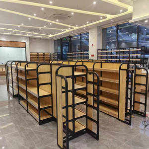 Venta al por mayor de alta calidad de fácil instalación estantes de supermercado estantes de metal y madera <span class=keywords><strong>para</strong></span> herramientas hechas en China - Product Image 1