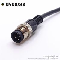 Maßgefertigte IP68 Wasserdichte Steckverbinder M8 M12 3 4 5 8 12 17 Pin Stecker Buchse M12 Kabel Industrie-Steckverbinder