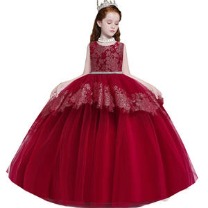New Arrival 12 Years Old Girls Wedding Dresses Children Party Normal Frock Designs Teenage Birthday Dress LP-230 - Product Image 3