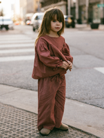 Ensemble deux pièces pour filles, ensemble d'été pour filles, costume long en coton et lin, ensemble de vêtements pour bébé, ensembles de vêtements pour filles de 0 à 8 ans