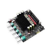 ZYSY )ST21PRO TPA3221 Carte d'amplification audio stéréo 2.1 canaux 5.0 avec subwoofer 100WX2+200W et réglage des aigus et des basses