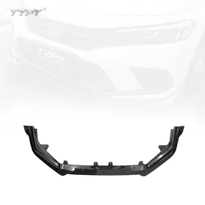 Front shovel style 4 pieces Body kit spoiler hactback ABS front Bumper Diffuser Protector For Honda CIVIC 2016-2019